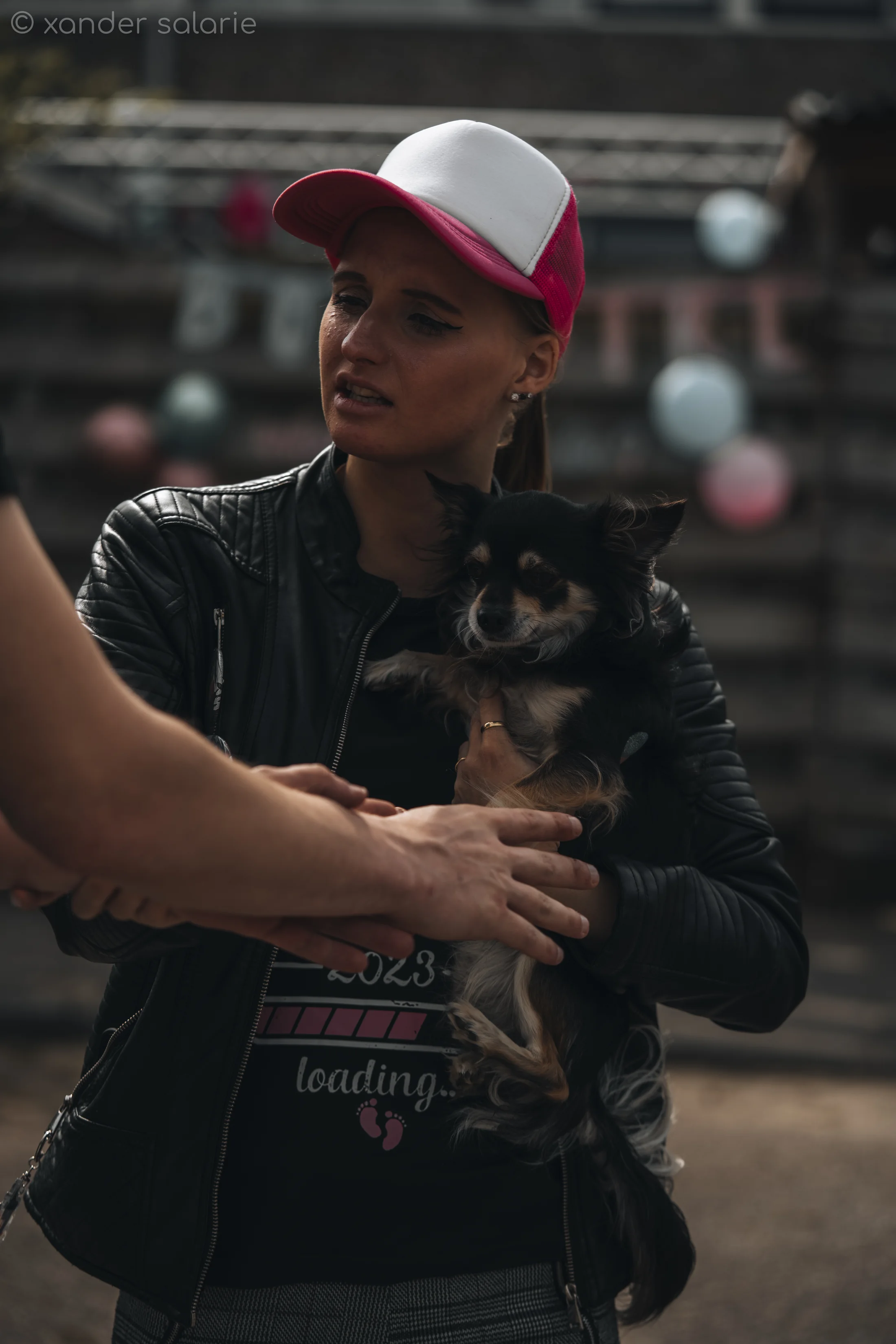 The Girl with Her Dog