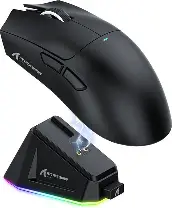 gaming muis met oplaadstation